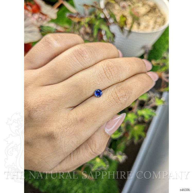 0.47 Ct. Blue Sapphire from Ceylon (Sri Lanka)