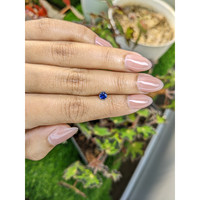 0.47 Ct. Blue Sapphire from Ceylon (Sri Lanka) Life Style