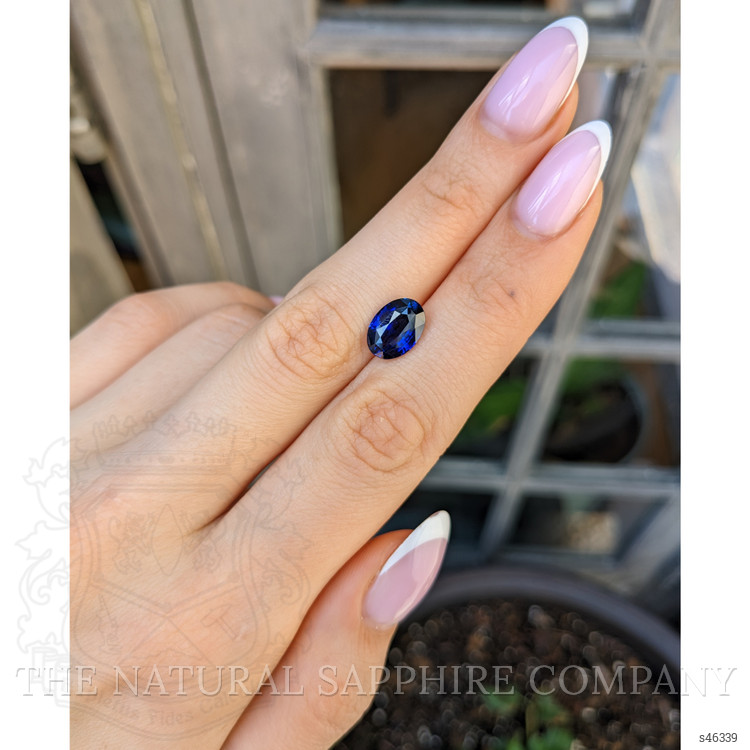 3.59 Ct. Blue Sapphire from Ceylon (Sri Lanka)