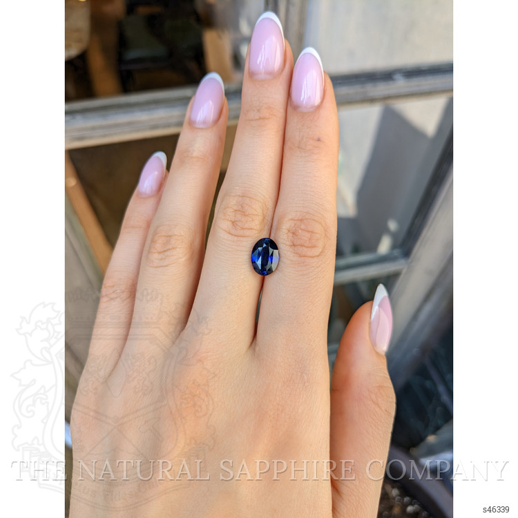 3.59 Ct. Blue Sapphire from Ceylon (Sri Lanka)