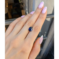 3.59 Ct. Blue Sapphire from Ceylon (Sri Lanka) Life Style