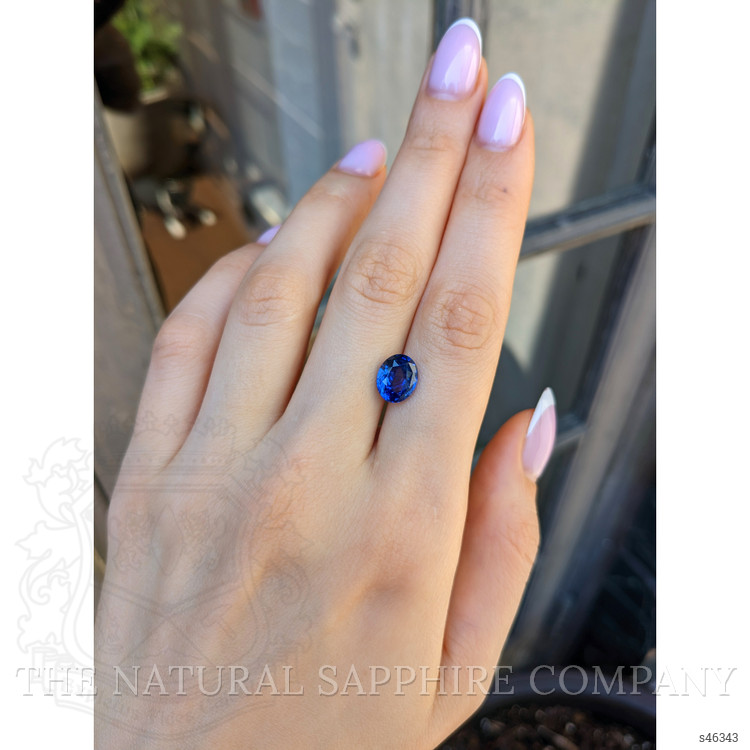 4.00 Ct. Blue Sapphire from Ceylon (Sri Lanka)