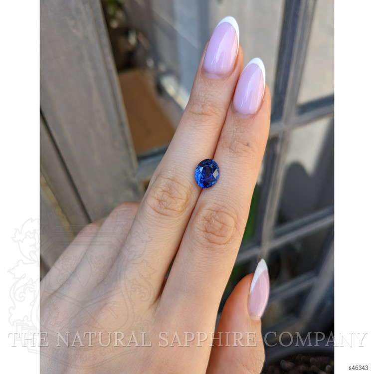 4.00 Ct. Blue Sapphire from Ceylon (Sri Lanka)