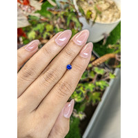 0.41 Ct. Blue Sapphire from Ceylon (Sri Lanka) Life Style