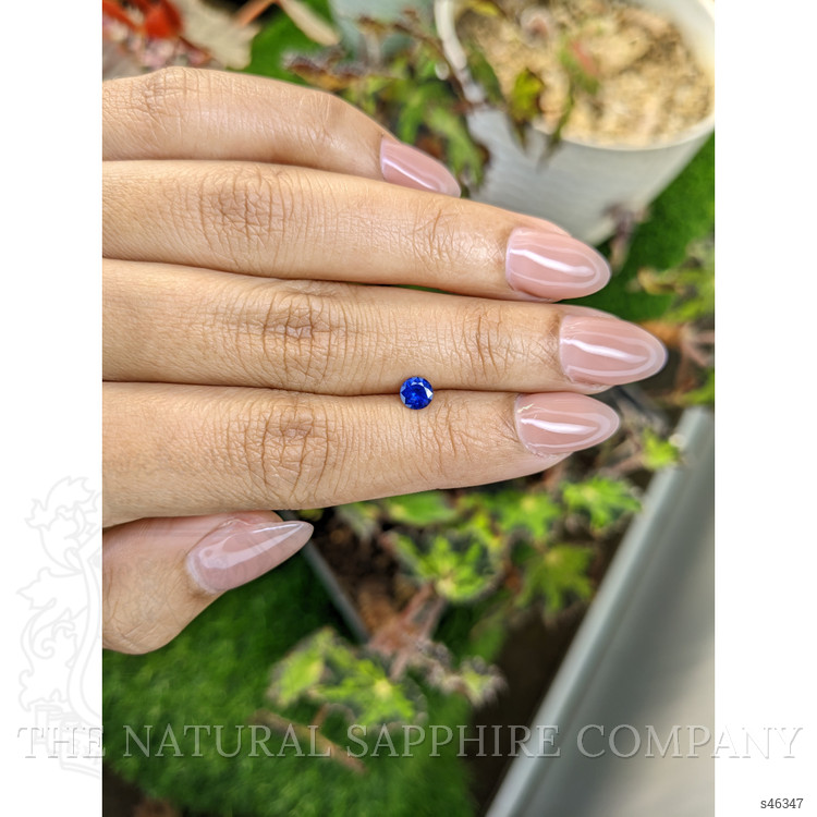 0.41 Ct. Blue Sapphire from Ceylon (Sri Lanka)