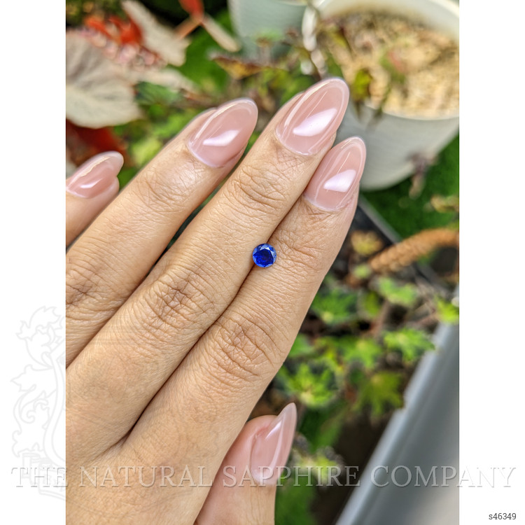 0.41 Ct. Blue Sapphire from Ceylon (Sri Lanka)
