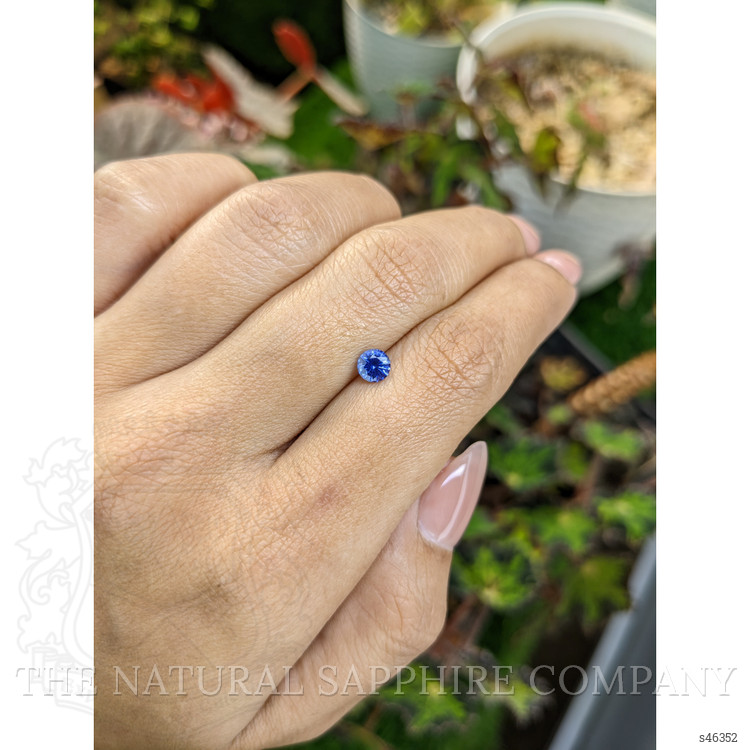0.53 Ct. Blue Sapphire from Ceylon (Sri Lanka)