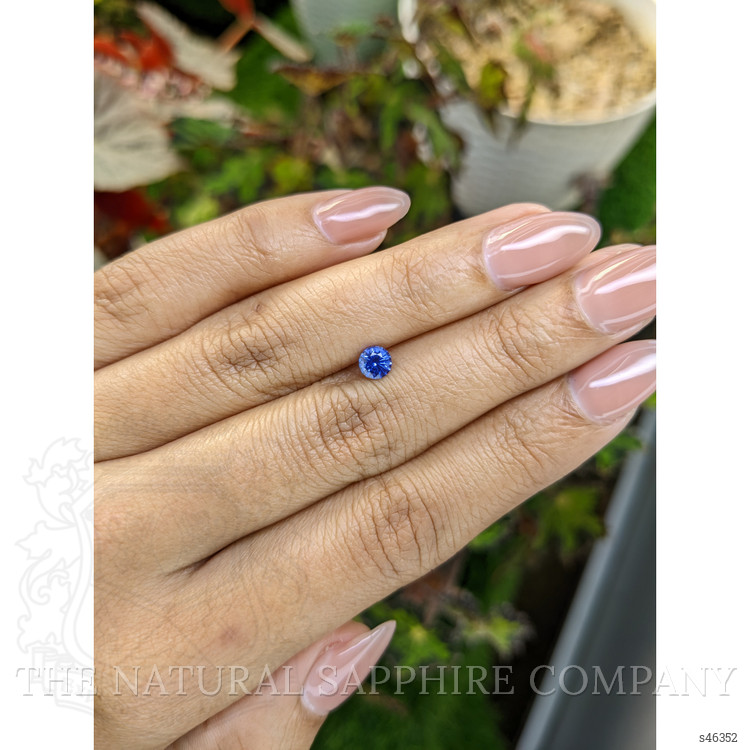 0.53 Ct. Blue Sapphire from Ceylon (Sri Lanka)