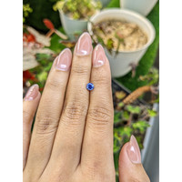 0.53 Ct. Blue Sapphire from Ceylon (Sri Lanka) Life Style