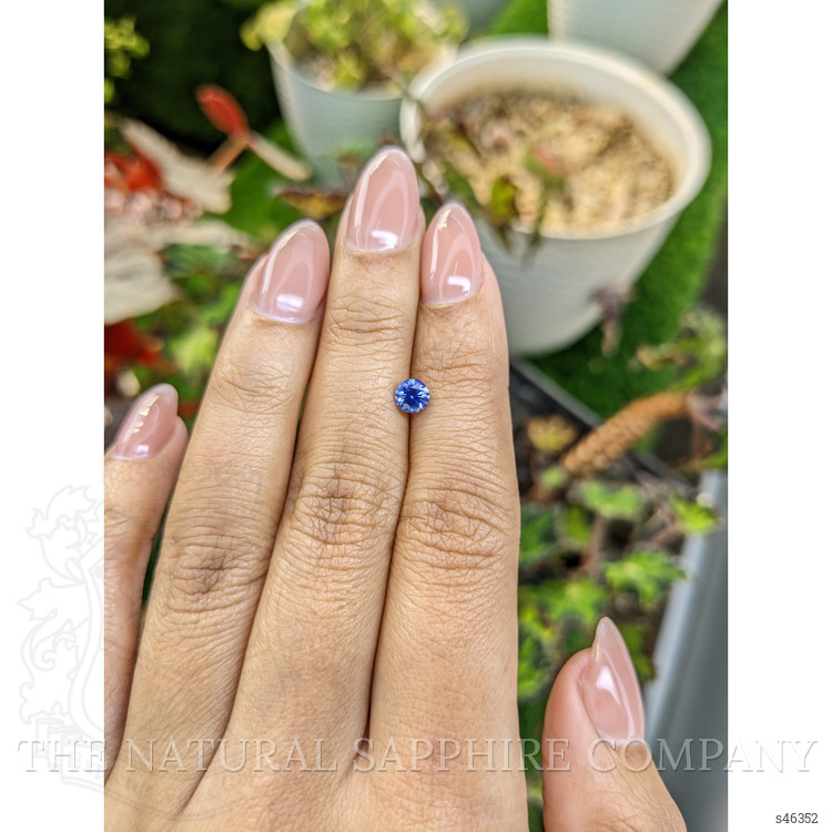 0.53 Ct. Blue Sapphire from Ceylon (Sri Lanka)