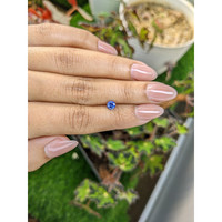 0.53 Ct. Blue Sapphire from Ceylon (Sri Lanka) Life Style