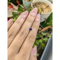 0.49 Ct. Blue Sapphire from Ceylon (Sri Lanka) Life Style