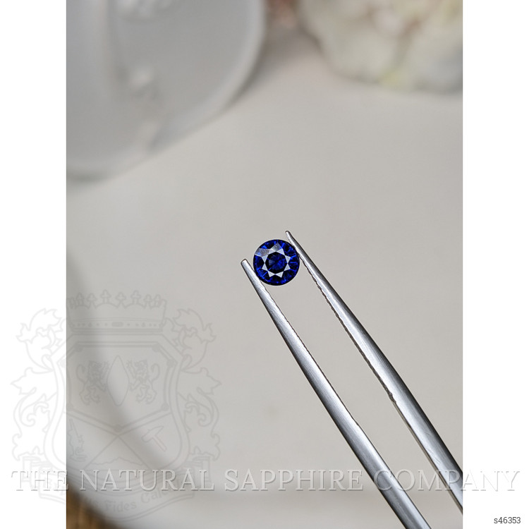 0.49 Ct. Blue Sapphire from Ceylon (Sri Lanka)