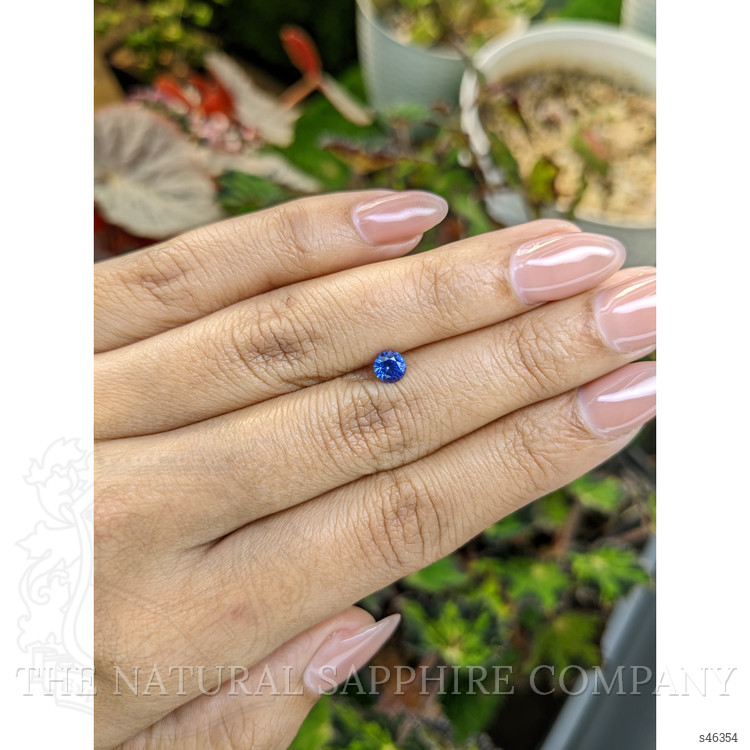 0.52 Ct. Blue Sapphire from Ceylon (Sri Lanka)
