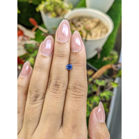 0.52 Ct. Blue Sapphire from Ceylon (Sri Lanka) Life Style