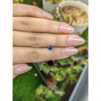 0.52 Ct. Blue Sapphire from Ceylon (Sri Lanka) Life Style