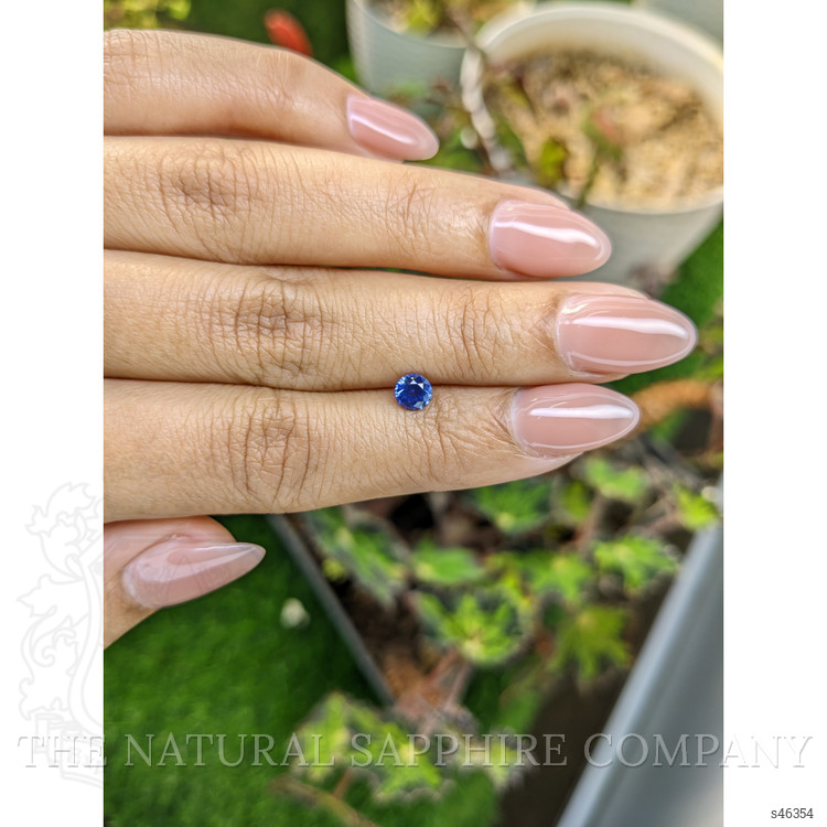 0.52 Ct. Blue Sapphire from Ceylon (Sri Lanka)