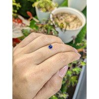 0.57 Ct. Blue Sapphire from Ceylon (Sri Lanka) Life Style