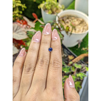 0.57 Ct. Blue Sapphire from Ceylon (Sri Lanka) Life Style