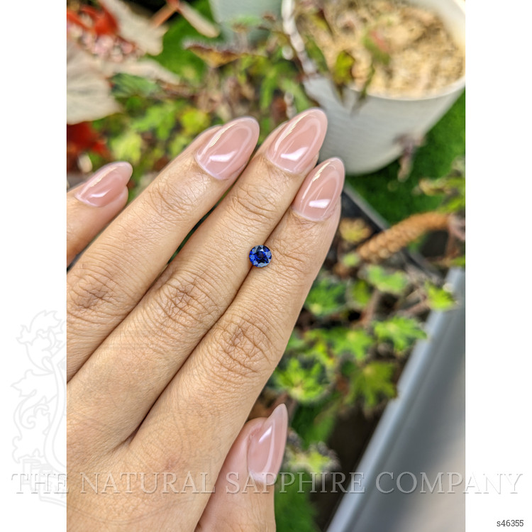 0.57 Ct. Blue Sapphire from Ceylon (Sri Lanka)