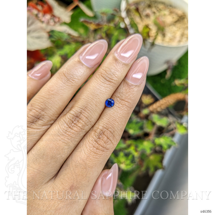 0.43 Ct. Blue Sapphire from Ceylon (Sri Lanka)