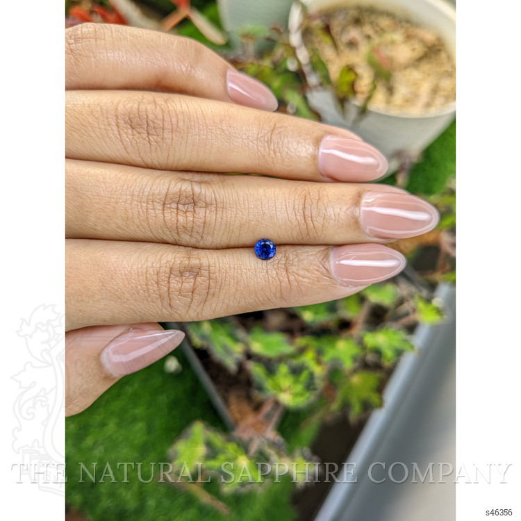 0.43 Ct. Blue Sapphire from Ceylon (Sri Lanka)