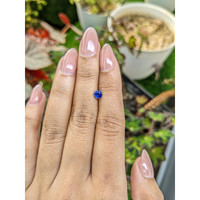 0.46 Ct. Blue Sapphire from Ceylon (Sri Lanka) Life Style