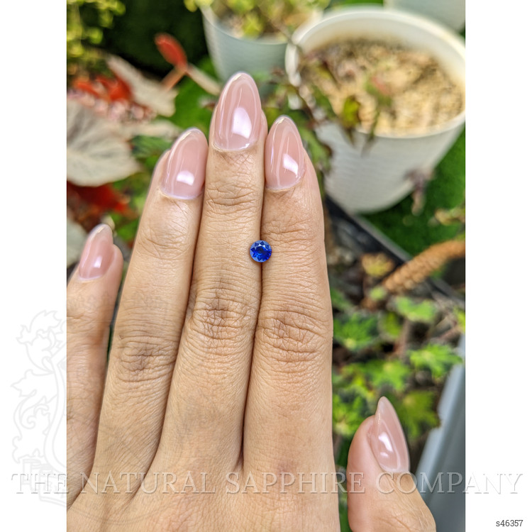 0.46 Ct. Blue Sapphire from Ceylon (Sri Lanka)