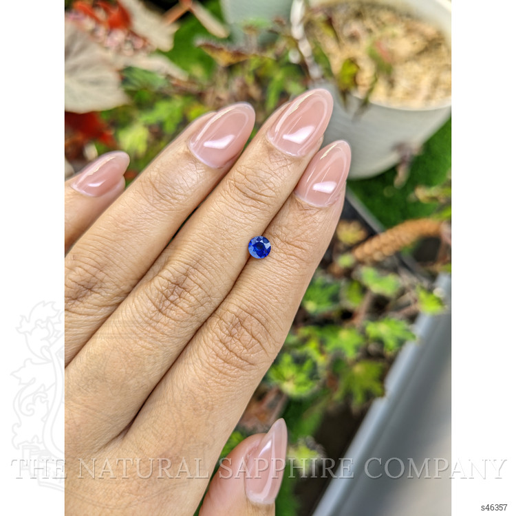 0.46 Ct. Blue Sapphire from Ceylon (Sri Lanka)