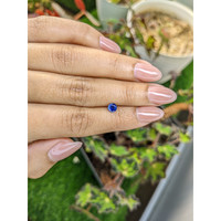 0.46 Ct. Blue Sapphire from Ceylon (Sri Lanka) Life Style