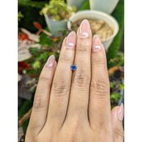 0.53 Ct. Blue Sapphire from Ceylon (Sri Lanka) Life Style