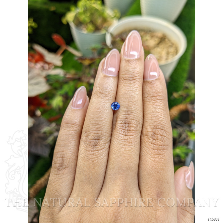 0.53 Ct. Blue Sapphire from Ceylon (Sri Lanka)