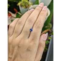 0.53 Ct. Blue Sapphire from Ceylon (Sri Lanka) Life Style