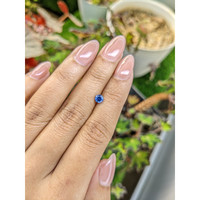 0.53 Ct. Blue Sapphire from Ceylon (Sri Lanka) Life Style