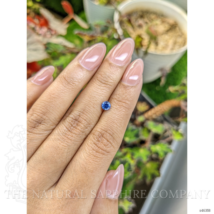 0.53 Ct. Blue Sapphire from Ceylon (Sri Lanka)