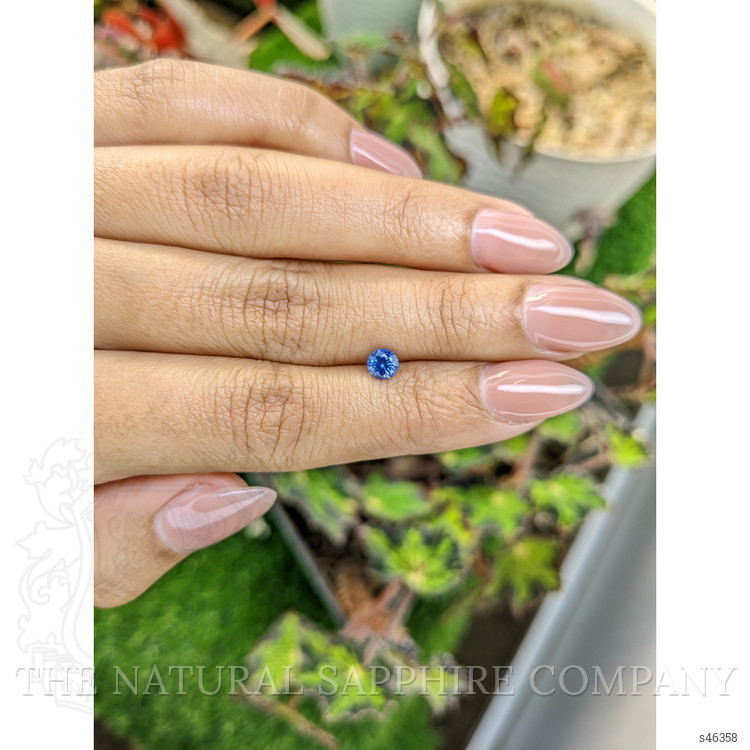 0.53 Ct. Blue Sapphire from Ceylon (Sri Lanka)