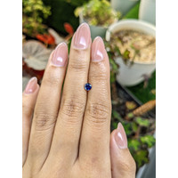 0.44 Ct. Blue Sapphire from Ceylon (Sri Lanka) Life Style