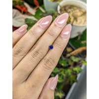 0.44 Ct. Blue Sapphire from Ceylon (Sri Lanka) Life Style