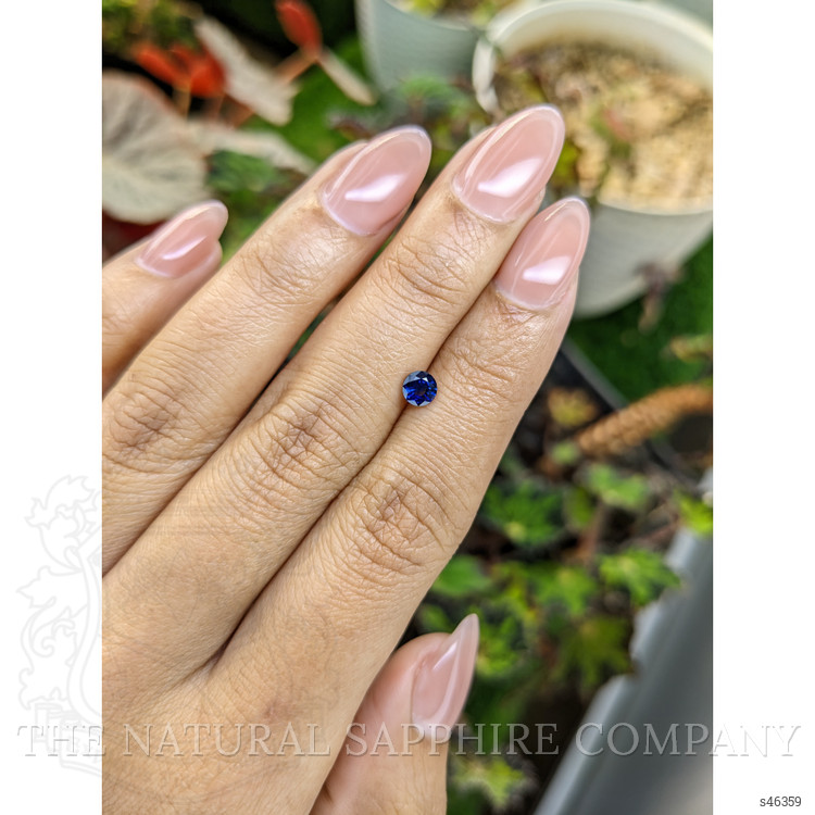 0.44 Ct. Blue Sapphire from Ceylon (Sri Lanka)