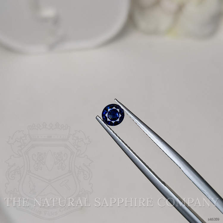 0.44 Ct. Blue Sapphire from Ceylon (Sri Lanka)