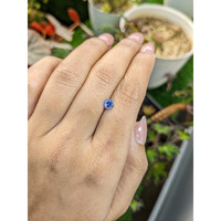 0.58 Ct. Blue Sapphire from Ceylon (Sri Lanka) Life Style