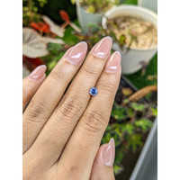 0.58 Ct. Blue Sapphire from Ceylon (Sri Lanka) Life Style