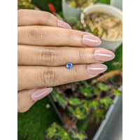 0.58 Ct. Blue Sapphire from Ceylon (Sri Lanka) Life Style