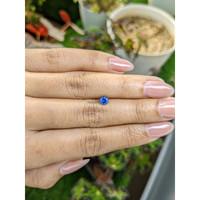 0.47 Ct. Blue Sapphire from Ceylon (Sri Lanka) Life Style