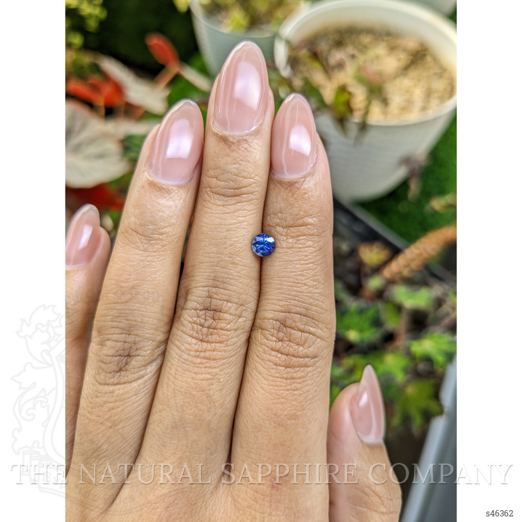 0.60 Ct. Blue Sapphire from Ceylon (Sri Lanka)