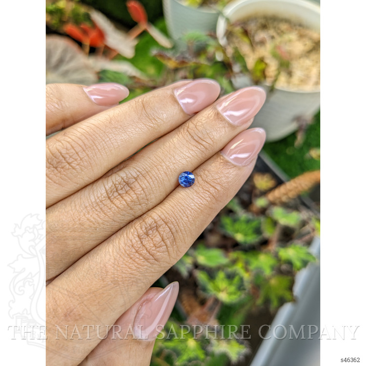 0.60 Ct. Blue Sapphire from Ceylon (Sri Lanka)