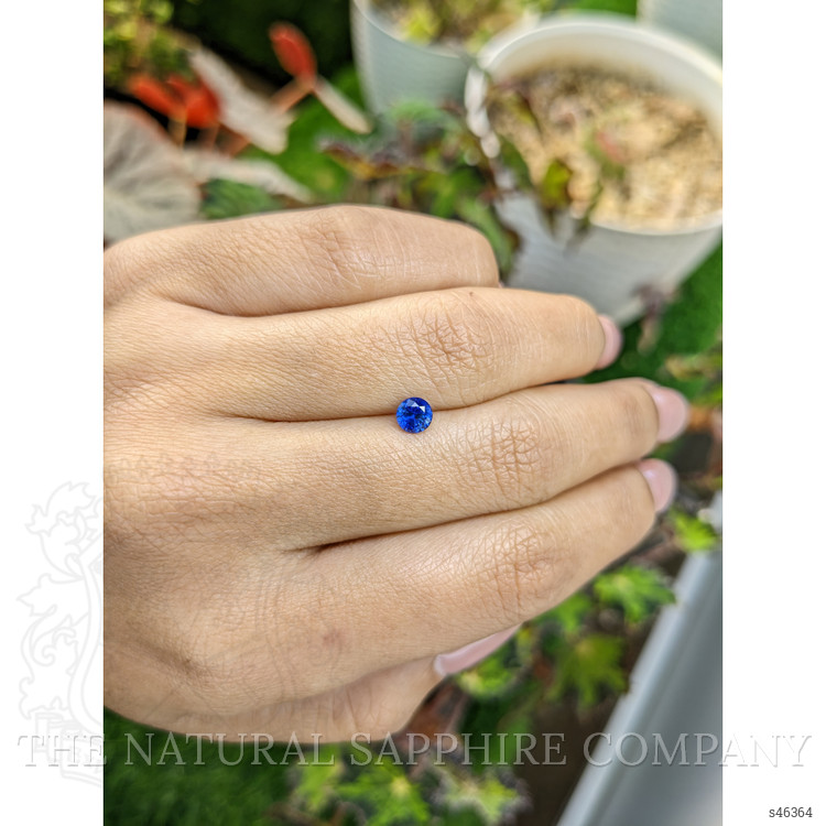0.53 Ct. Blue Sapphire from Ceylon (Sri Lanka)