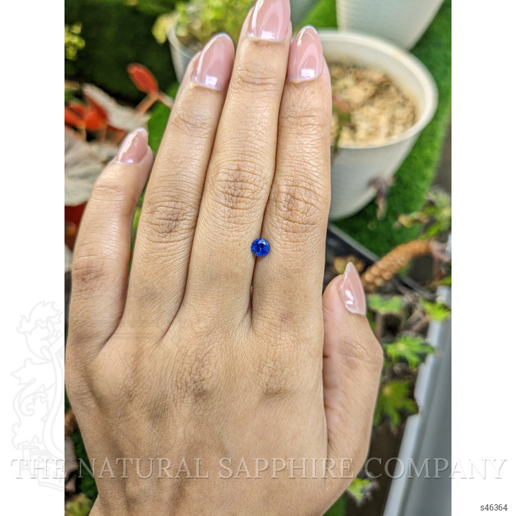 0.53 Ct. Blue Sapphire from Ceylon (Sri Lanka)