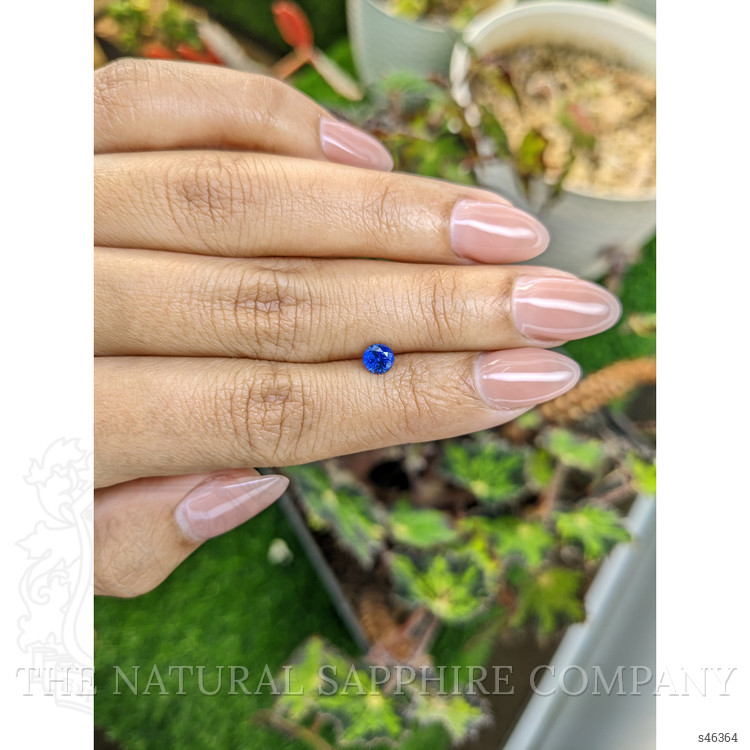 0.53 Ct. Blue Sapphire from Ceylon (Sri Lanka)