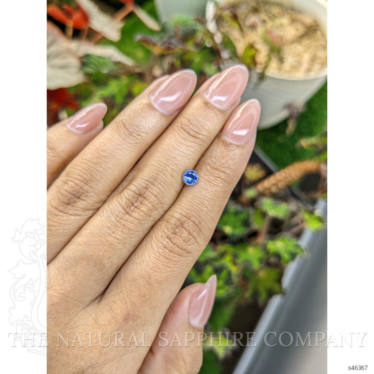 0.51 Ct. Blue Sapphire from Ceylon (Sri Lanka)